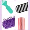 Hairdresser’s Multifunctional Comb Hollow Design Massage Brush for Wet Dry Hair Styling Home Salon Use