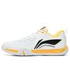Ground Flying II Lite Breathable Non-Slip Low-Top Badminton Shoes Unisex Shoes White Yellow AYTT003-3