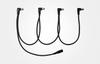 JOYO Effector Branch Cable Daisy Chain Cable Plugs [] Multi-plug 4-plug CM-25 (4 (33cm Spacing))