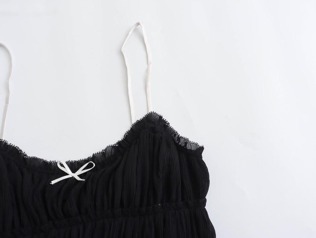 Текстурированный камзол с бантом во французском стиле, весна/осень 2025