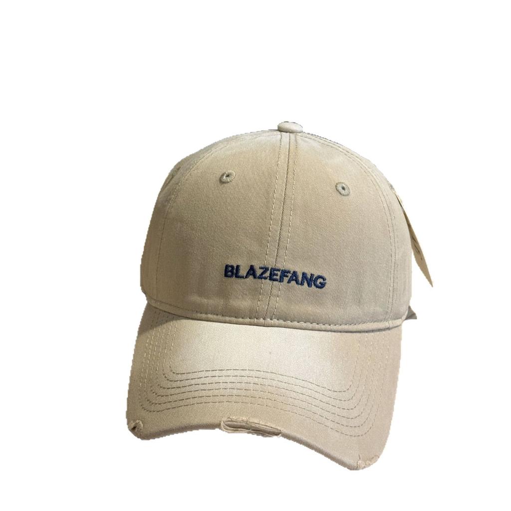 Spring and summer new Korean-style fashion retro letter embroidered baseball cap for women, casual and versatile, sun-shading, face-slimming, trendy
