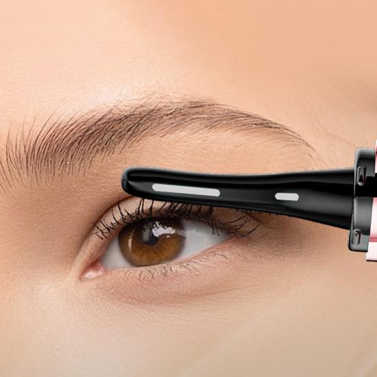 Электрические щипцы для завивки ресниц с подогревом, светодиодный дисплей, 4 температурных режима, зарядка через USB, быстрый нагрев
