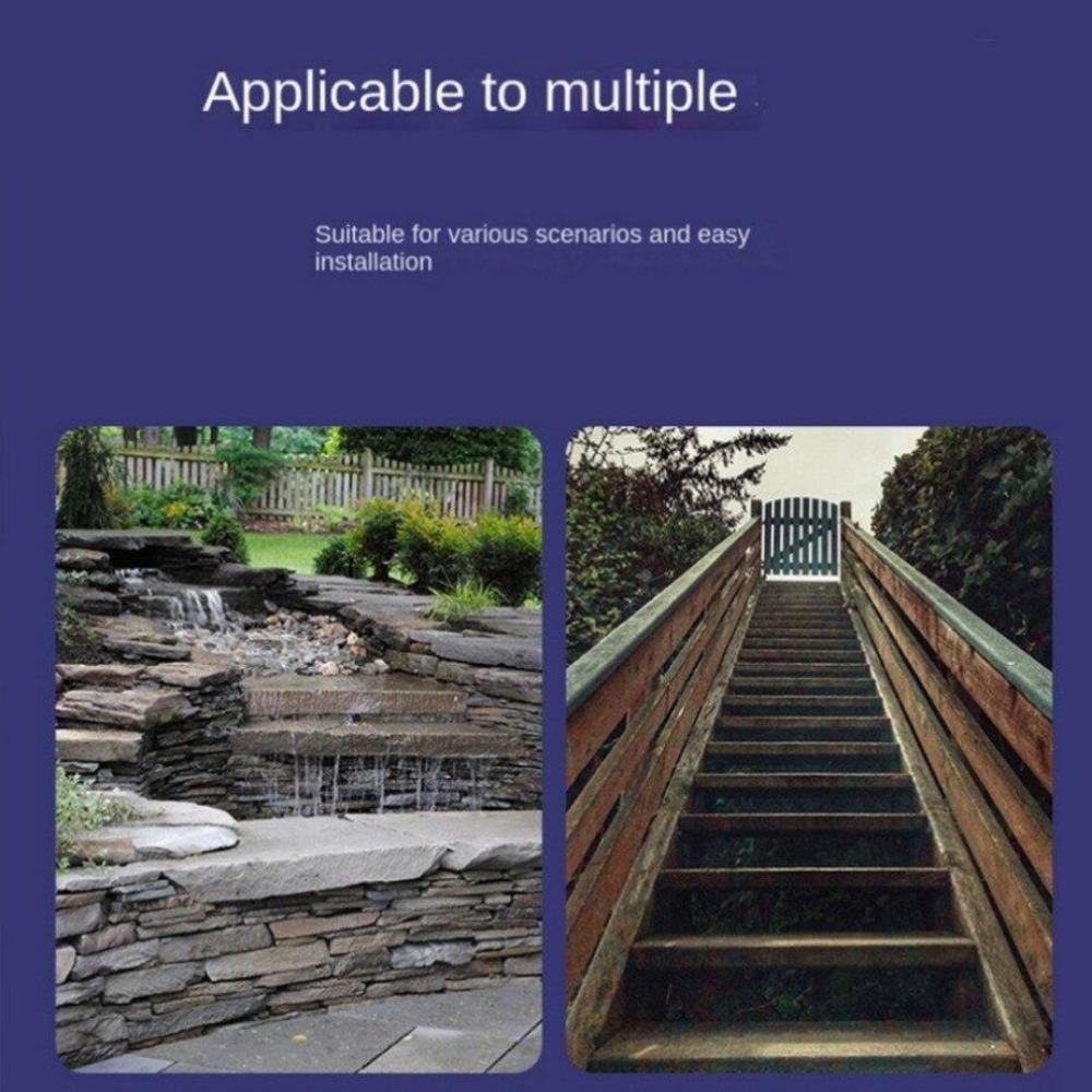 Светодиодный солнечный светильник для лестницы, водонепроницаемый уличный сад, проход, двор, терраса, ограждение, ступенька, ландшафтный светильник