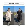 Womens Mid-Length Hooded Cotton Puffer Coat Winter Casual Loose Thick Warm Outerwear