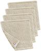 Bloom Imabari Towel Сертифицированный набор Пепельного цвета 22 x 22 Сделано в Японии Платки, 4 шт., (Пепел) Бренд, см, Маленький, Компактный, 100% Хлопок, (Грейдж)