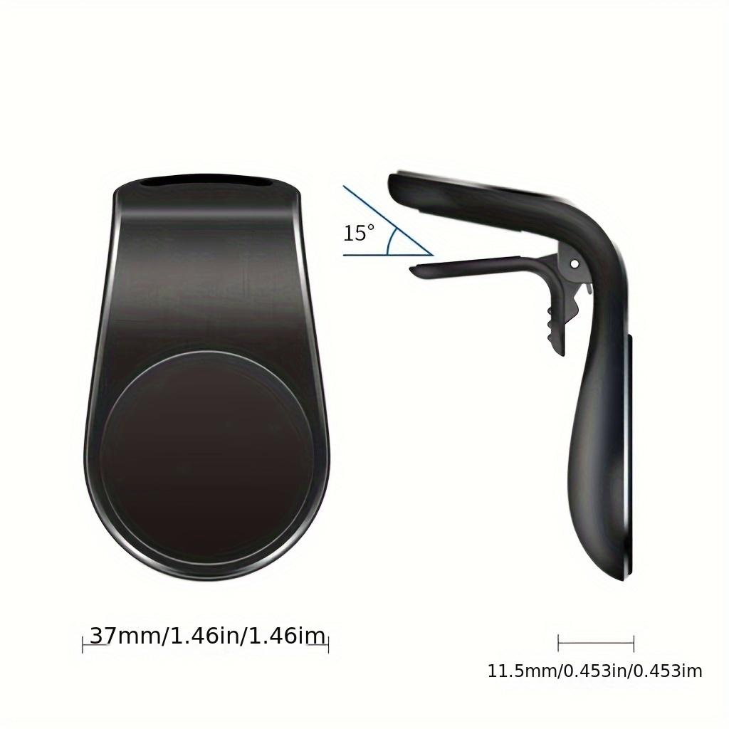 1 шт. Магнитный держатель для телефона в автомобиль, крепление на воздуховод, L-образный держатель, навигация, магнитная присоска