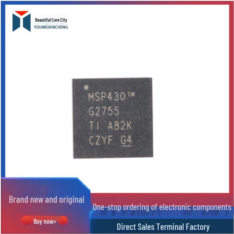 Original MSP430G2755IRHA40R VQFN-40 16-bit Mixed-Signal Microcontroller - MCU