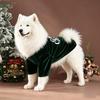 Soft Velvet Pet Sweater Pullover for Medium Large Dogs Samoyed Husky Autumn Winter Warm Clothing Christmas Mascotas Outfits