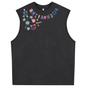 Hipanda Panda American High Street Graffiti Design Loose Tank Top