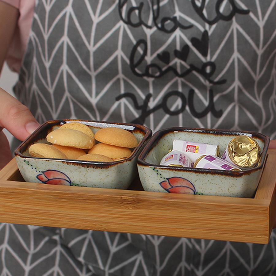 4 шт. японская керамическая квадратная соусница, набор, винтажная приправа для соевого соуса, бытовая посуда для соуса для суши, закуски, столовая посуда