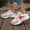 Women Sneakers 2024 New Summer Casual Walking Shoes Women Flat Lace Up High Quality Sneakers Women Fashion Flat-Bottomed Shoes