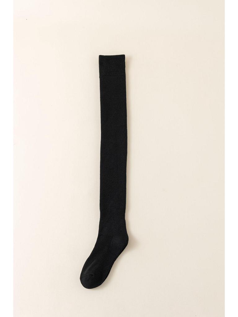 Плотные махровые хлопковые утягивающие теплые носки выше колена - приятные для кожи гольфы для женщин, идеально подходят для осени и зимы