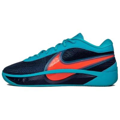 Nike Мужские низкие баскетбольные кроссовки Giannis Freak 6 с противоскользящим покрытием и износостойким покрытием, синие, модель FJ7807-300