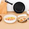 Мини-сковорода для равномерного нагрева Черная Белая Сковорода для омлета Прочные кухонные инструменты Для газовой плиты