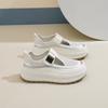 Women Baotou Mesh Sandals Summer New Fashion Hollow Casual Women Breathable Sponge Cake Small White Thick Soled Sports Sandals