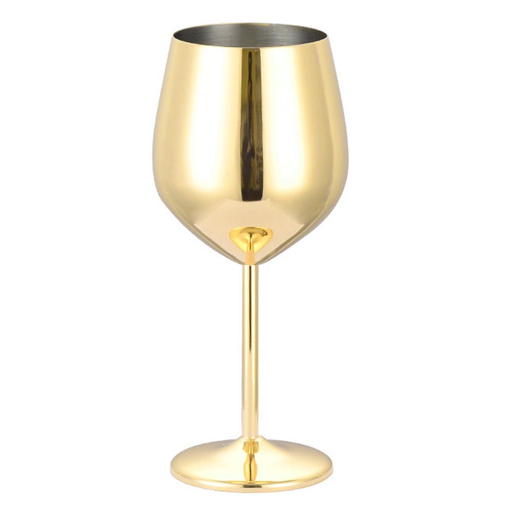 Stainless Steel Wine Glass 20 Oz Reusable Break-resistant Stemware for Travel Camping Swimming Pool Beautiful Unique Portable Me