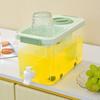 4L Cold Beverage Dispenser with Spigot, Juice Container for Home and Outdoor Use