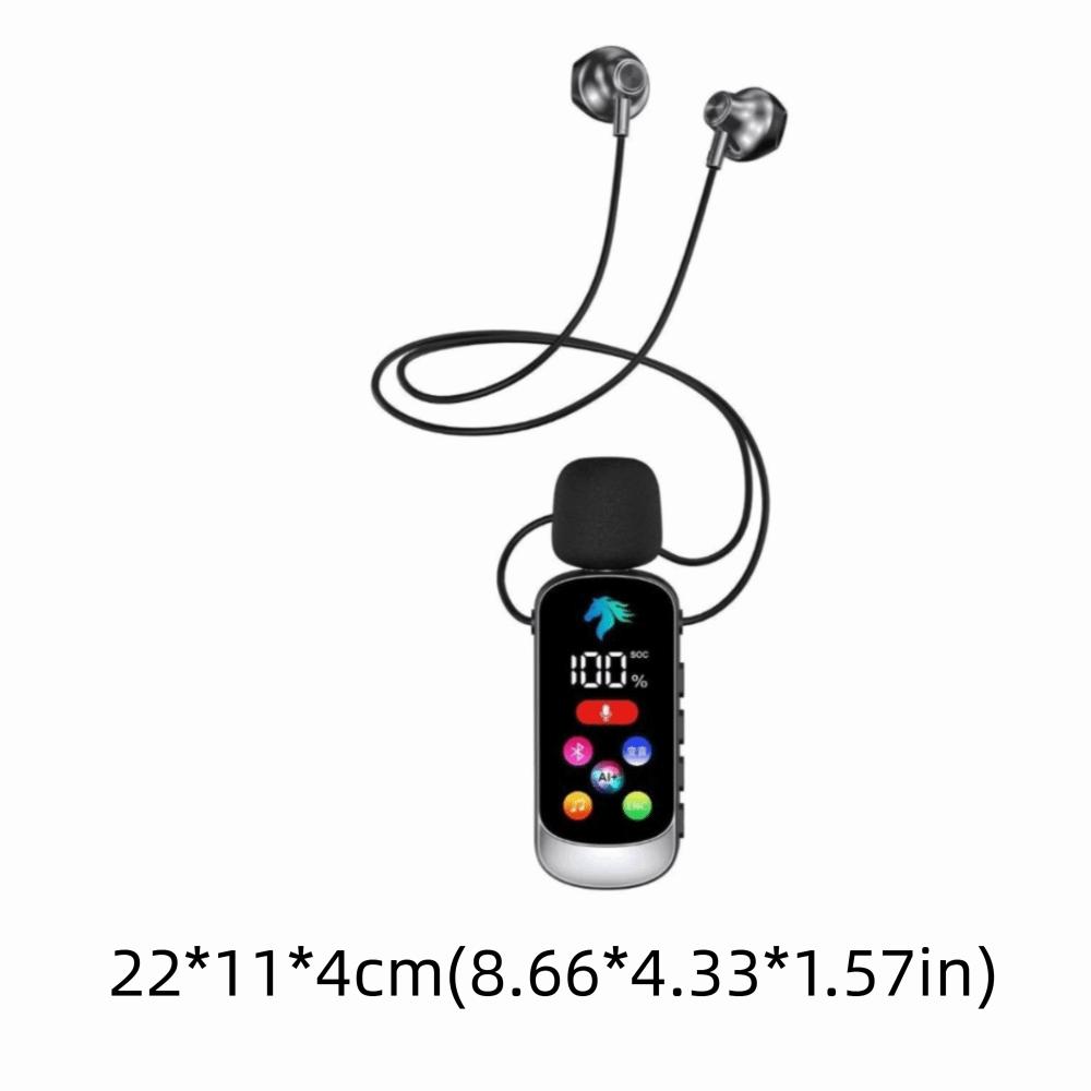 Clip-on Design Wireless Headphones Microphone Clip-on Earphones Media Playback