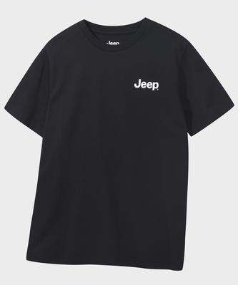 JEEP Футболка с коротким рукавом, 30 шт., хлопок, маленький логотип (Jr5Tsu092Bk)