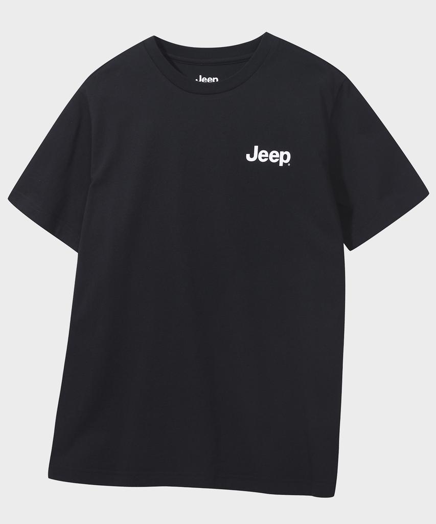 JEEP Футболка с коротким рукавом, 30 шт., хлопок, маленький логотип (Jr5Tsu092Bk)