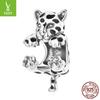 Yinziyun Fun Cheetah DIY 925 Sterling Silver Bead Accessories BSC556