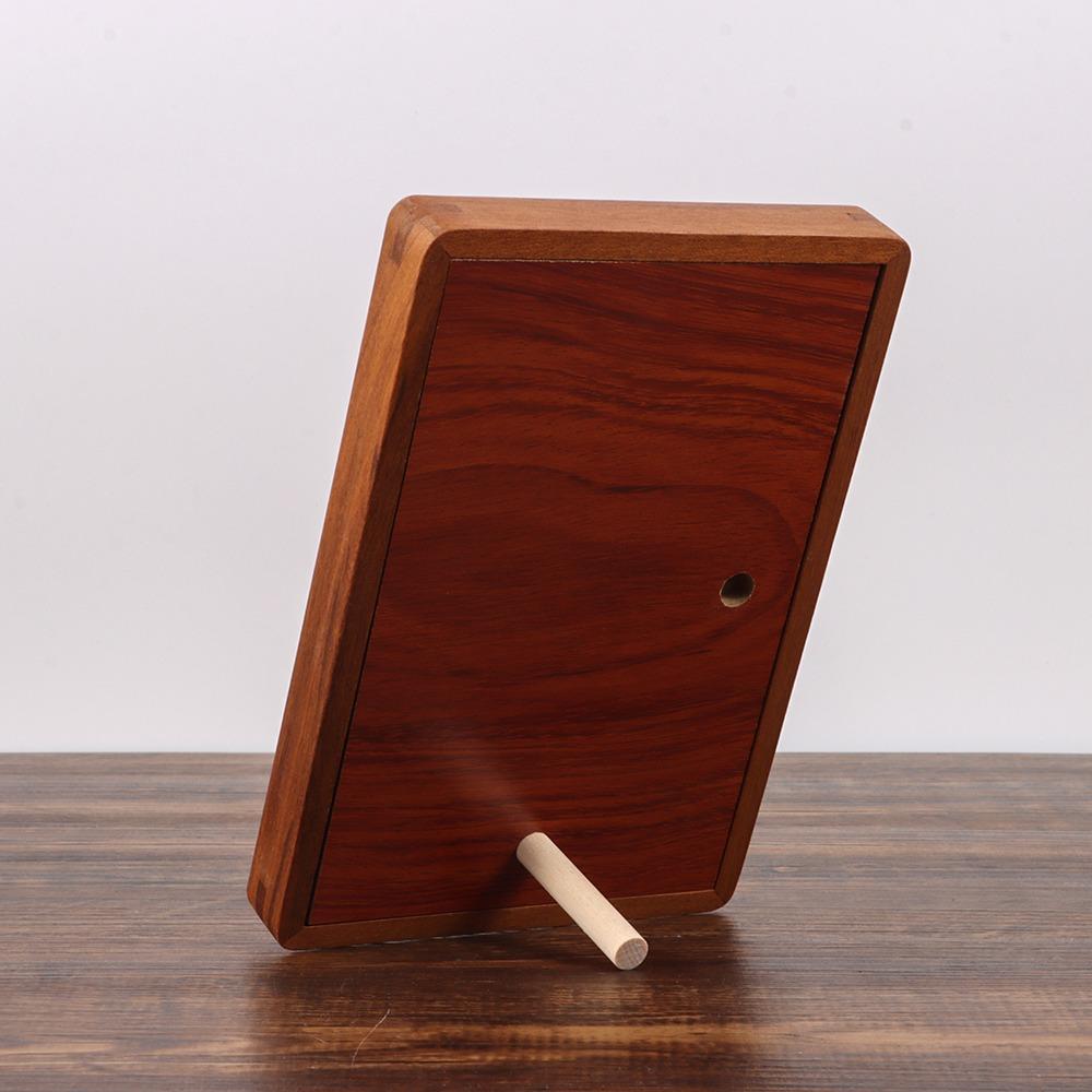 New 6/7/8 Inch Black Walnut Photo Frame Real Wooden Handmade Mortise Tenon Photo Frame Simple Picture Frame