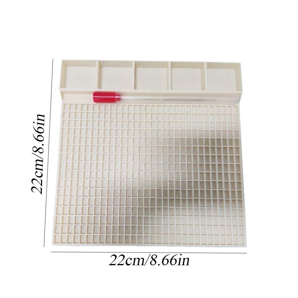 with 3 Beading Needle&Storage Tube Pony Beads Fast Stringing Tray Music Festivals