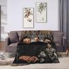 Warm Cozy Throw Blanket Camping Baelor Targaryen Blankets  Flannel Bedspread For Outdoor Novelty Sofa Bed Cover