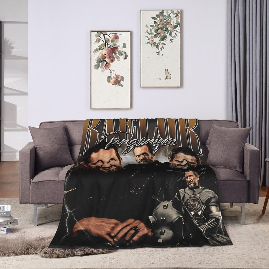 Warm Cozy Throw Blanket Camping Baelor Targaryen Blankets Flannel Bedspread For Outdoor Novelty Sofa Bed Cover