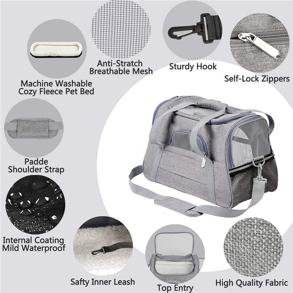 breathable shoulder pet carrier for small and other small Perfect for or this bag is perfect for and disaster Includes a mat and lead to prevent pets