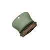MICHAEL KORS Mila Classic Leather Messenger Bag, Saddle Bag, Shoulder Bag, Crossbody Bag Medium Jasper 30S3GIMM8L-386