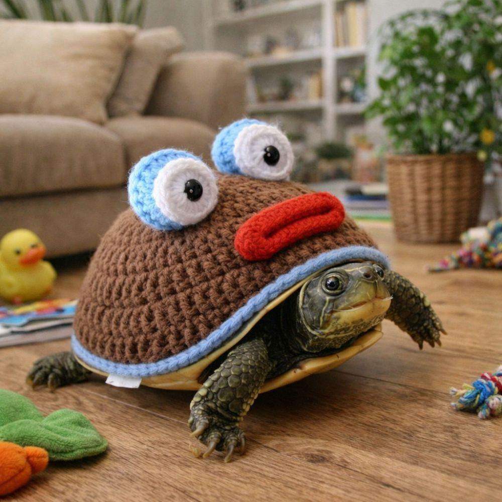 Warm Pet Tortoise Clothes Adjustable Strap Reptiles Pet Clothing Turtle Costume Pet Costume Party