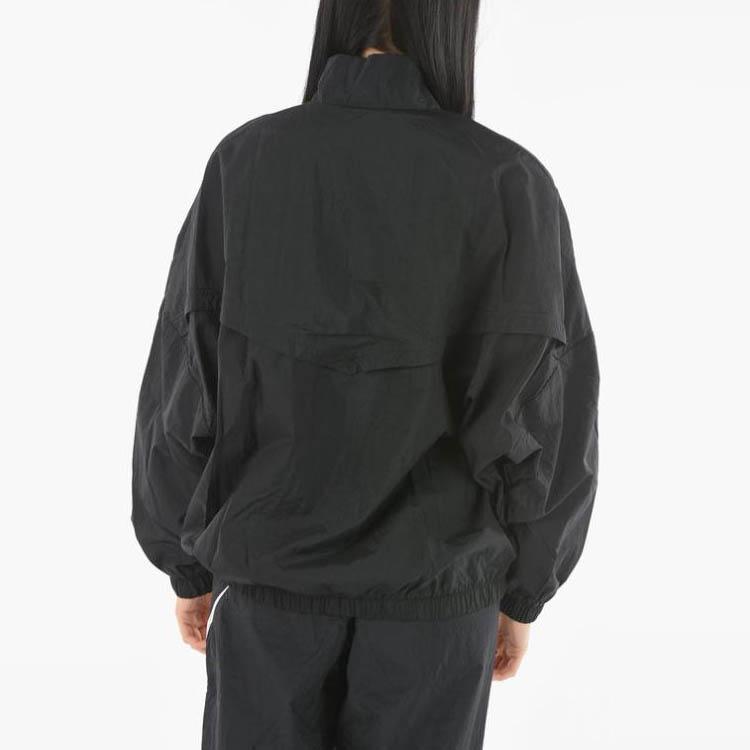 Nike SS23 Куртка на молнии с вышитым логотипом Женская верхняя одежда Черный DM6185-010