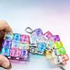Сделай сам LED Клавиатура Брелок-Fidget 9 Клавиш Кнопка-Кликалка Брелок для снятия стресса для взрослого Настольный офисный Пальцевая гимнастика Колпачок клавиши