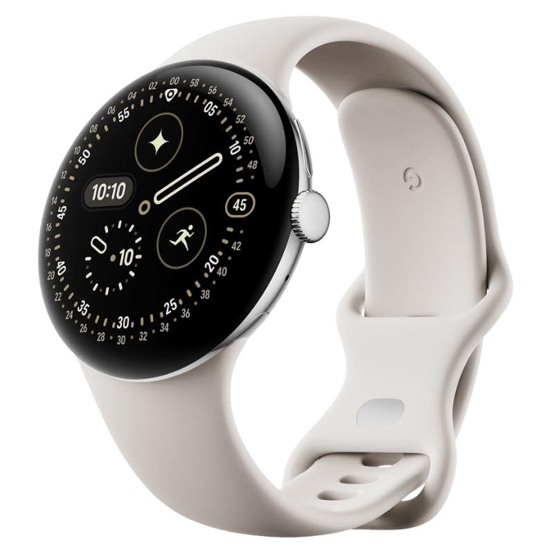 Google Pixel Watch 4 smartwatch 45mm Silver/Porcelain