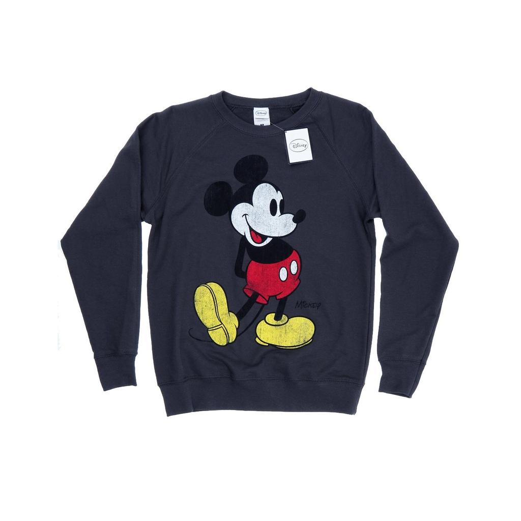 Disney Womens/Ladies Mickey Mouse Classic Kick Sweatshirt