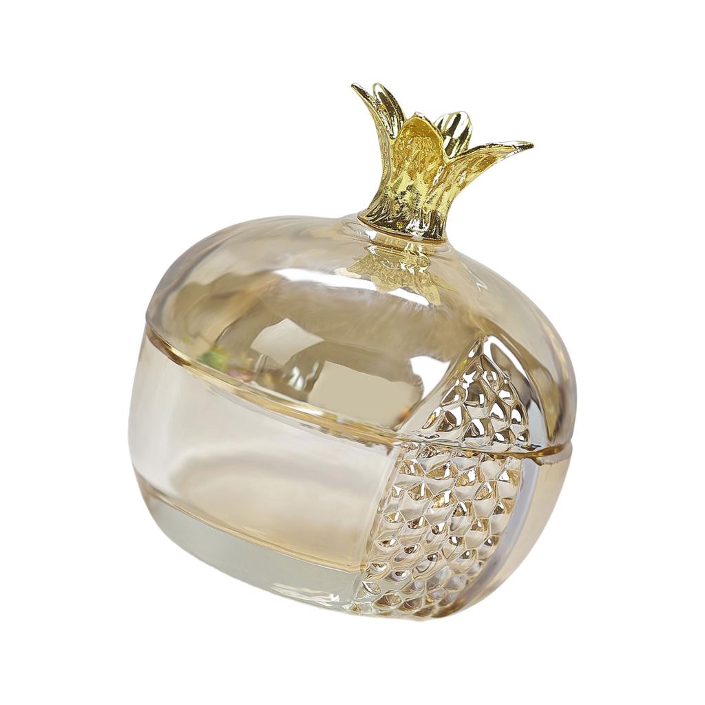 Glass Crystal Nail Dappen Dish with Lid Small Bowl Cups Dappen Dish Cup Nail Art Tool for Mixing Liquid Powder