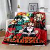 My Hero Academia Cartoon Printed Blanket Warm Flannel Blankets Soft and Comfortable Blanket Home Travel Blanket Birthday Gift