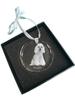 Poodle - crystal bauble with a photo, dog photo in crystal, personalized Christmas tree ornament by Art-Dog brand