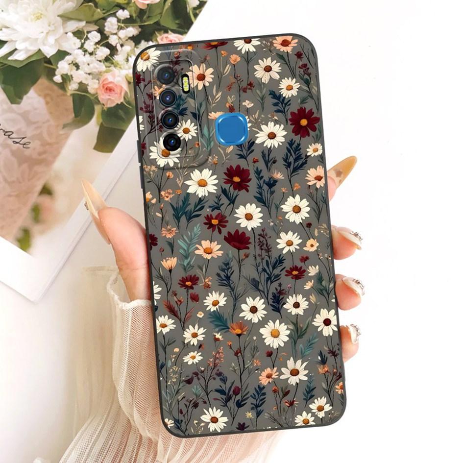 For Infinix Note 7 Lite Case X656 Popular Floral TPU Cover Soft Silicone Phone Cases For Infinix Hot 9 Pro Funda Hot9 Play Shell