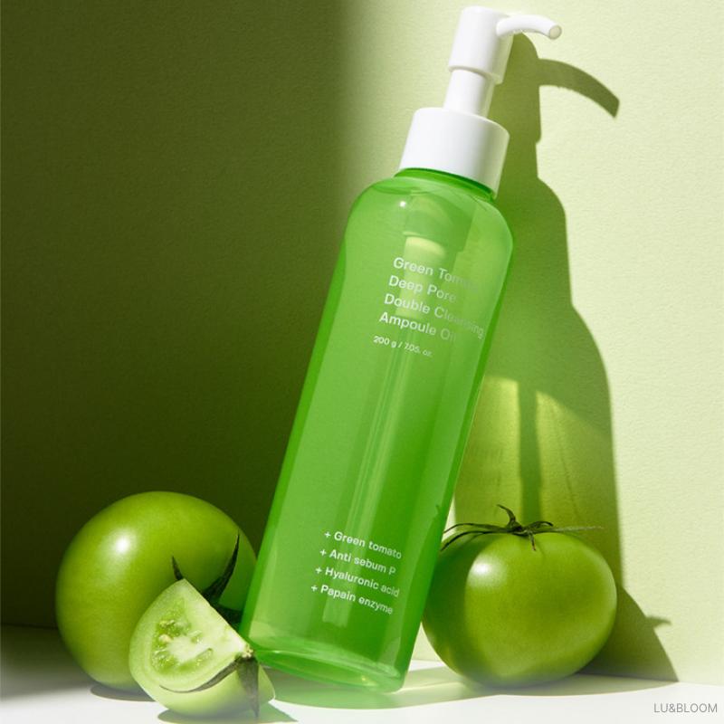 SUNGBOON EDITOR Ампульное масло для двойного очищения Green Tomato Deep Pore 200 мл (+Бесплатный подарок)
