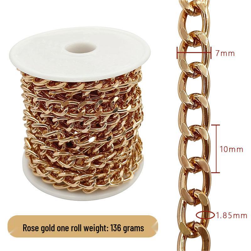 Трансграничное DIY ожерелье ручной работы: Полуфабрикаты из металла и алюминия, цепочки, ювелирная фурнитура