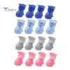 Water Resistant Dog Booties 4Pcs Waterproof Shoes, Rain Boots with Skid-resistant Soles, Adjustable Comfortable Paw Protection for Cats Protectors,