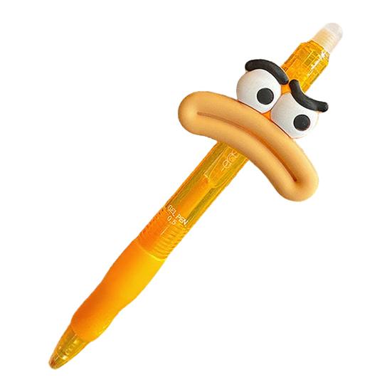 Cute Large Mouth Gel Pen Cartoon Ballpoint Pens Comfortable Grip Colorful Writing Pen for School Office Party