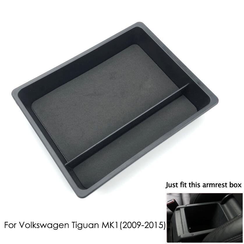 Для Volkswagen VW Tiguan Mk1 Mk2 Taos Seat Tarraco Автоаксессуары Подлокотник Ящик для хранения Лоток Контейнер Органайзер консоли Паллет