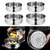 Reusable Stainless Steel-Steamer Grid Cookware Diameter 26/28/30/32cm Steamer-for Cooking Vegetables Seafood Stews Pasta