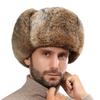 Шапка ушанка мужская пилотка летная холодная погода теплая середина зимы на флисовой подкладке большой размер русская летающая уличная велосипед работа альпинизм катание на лыжах осень