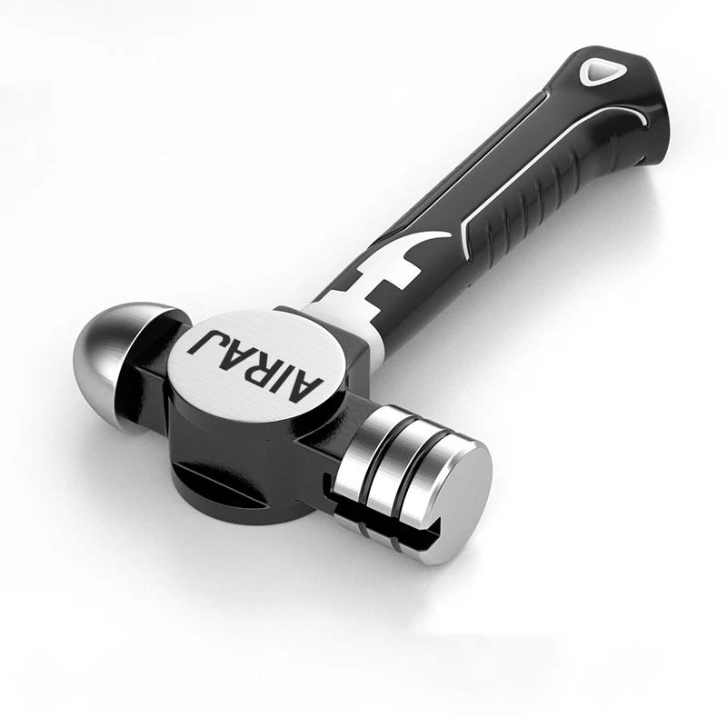 Многофункциональный молоток-гвоздодер, противоскользящий и ударопрочный, профессиональный ручной инструмент для деревообработки, инструменты для бытового ремонта