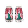 Converse Chuck Taylor All Star High Jungle Scene — кроссовки унисекс с розовым цветочным принтом Egret Black 171077C