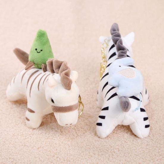 Плюшевый кулон-кукла, тип с вытягиванием, дизайн зебры, слона, пчелы, акулы, декоративный подвес в виде животного, украшение для кошелька